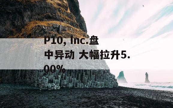 P10, Inc.盘中异动 大幅拉升5.00%